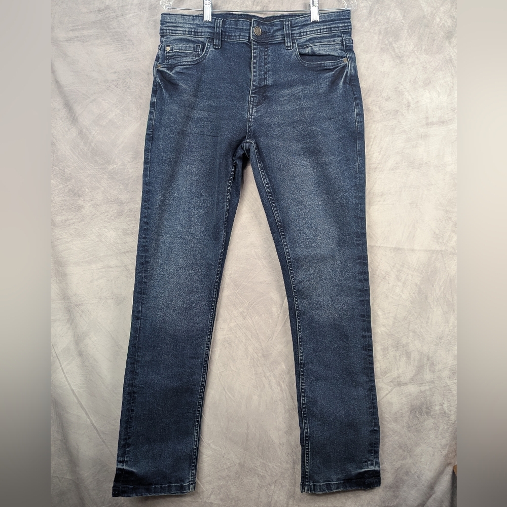 Nick Danger Size 32 Built For Comfort Straight Leg Jeans Dark Wash